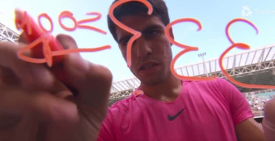 Alcaraz faz alusão a Fernando Alonso após vaga nas quartas em Miami