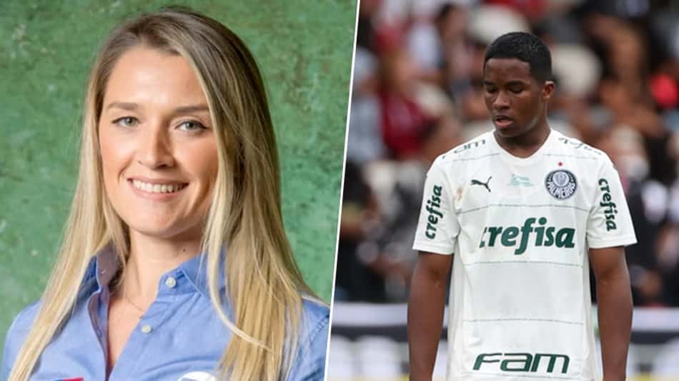 Endrick marca o primeiro gol do Brasileirão, e internautas citam Ana Thaís Matos
