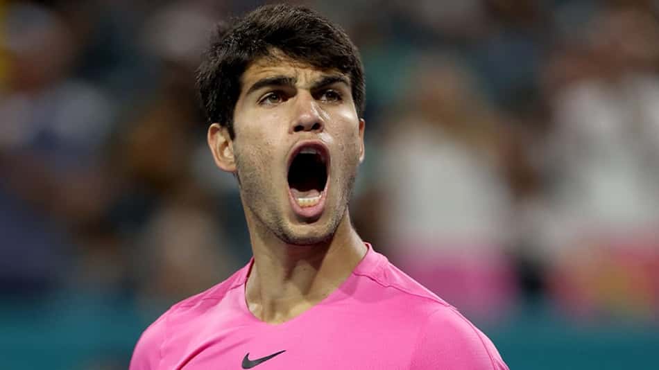 Alcaraz derruba Fritz e revê Sinner na semifinal do Masters 1000 de Miami