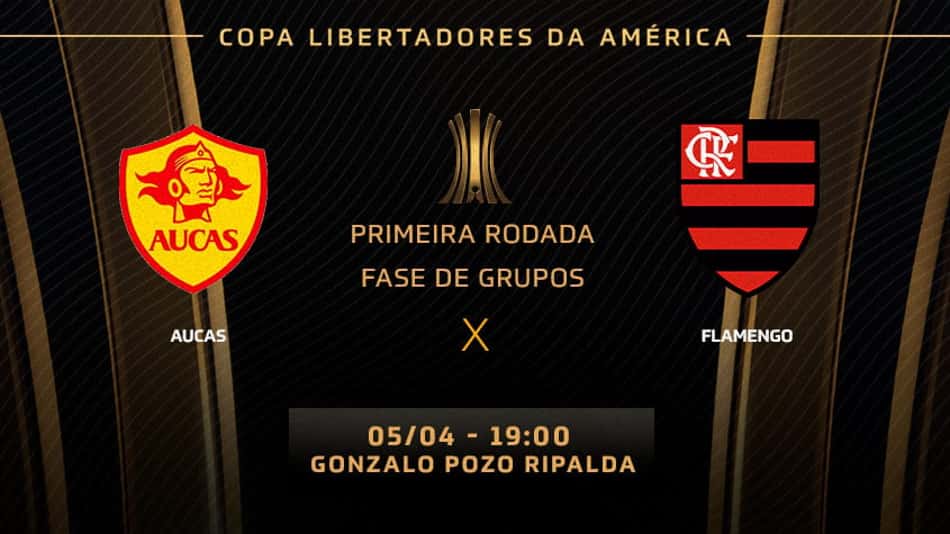 Aucas x Flamengo: onde assistir, escalações e desfalques da estreia da Libertadores