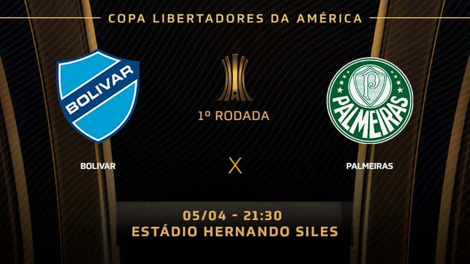 Bolívar x Palmeiras: onde assistir e prováveis escalações do jogo pela Libertadores