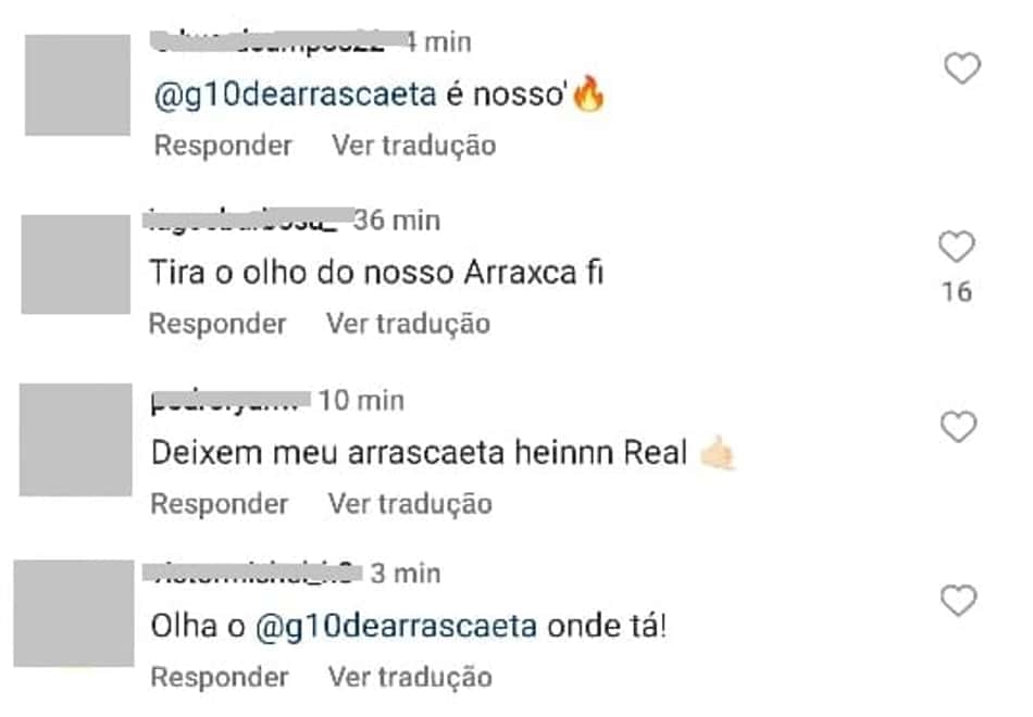 Comentários Arrascaeta - Real Madrid