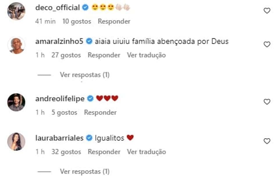 Comentários em post de Ronaldo