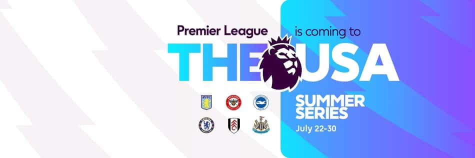 Premier League anuncia torneio de pré-temporada nos Estados Unidos em julho