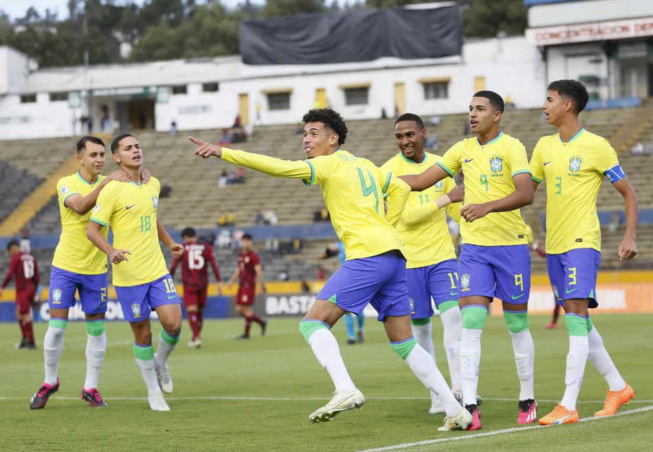 Equador x Brasil: onde assistir, horário e escalações do jogo pelo Sul-Americano Sub-17