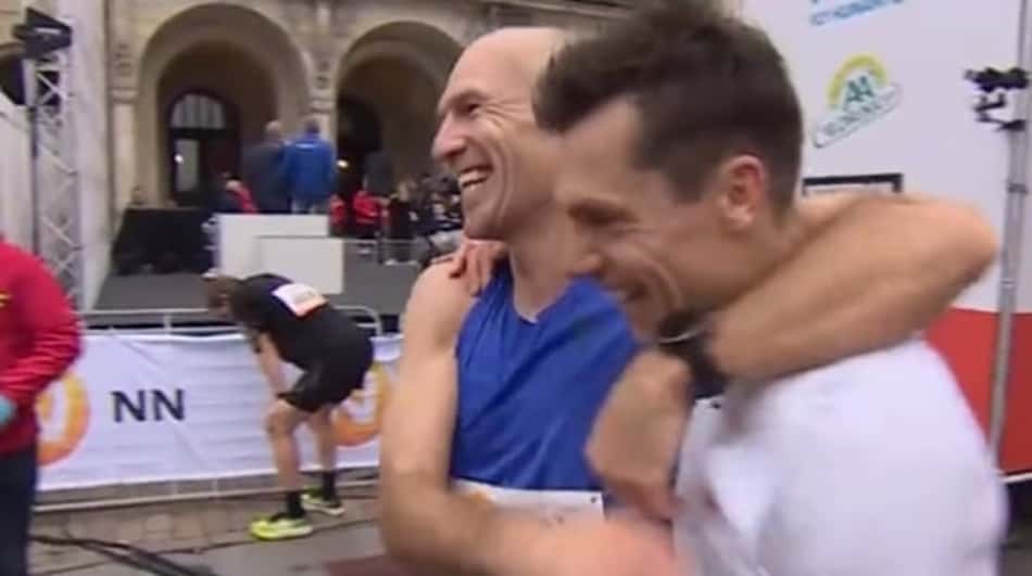 Aposentado dos gramados, Robben termina maratona de 42 km em menos de três horas