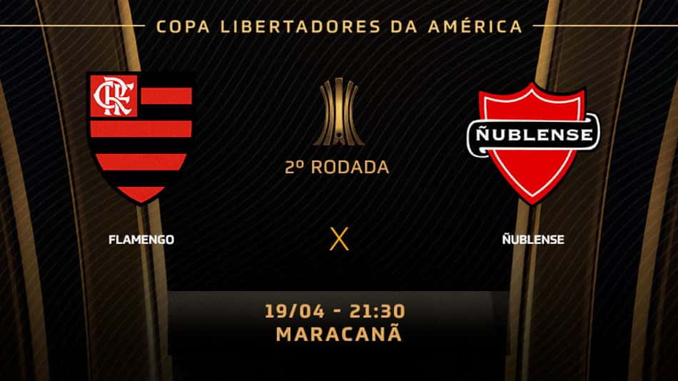 Flamengo x Ñublense: onde assistir, escalações e desfalques do jogo da Libertadores