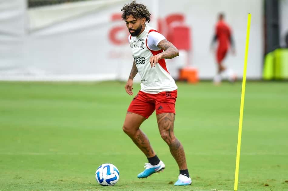 No foco: Gabigol intensifica preparação para Fla-Flu da Copa do Brasil