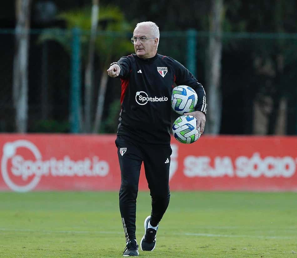 Coisa rara! Dorival tem tempo inédito para treinar desde quando chegou ao São Paulo