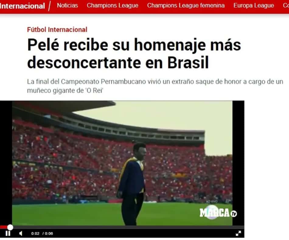 Boneco de Pelé (Marca)