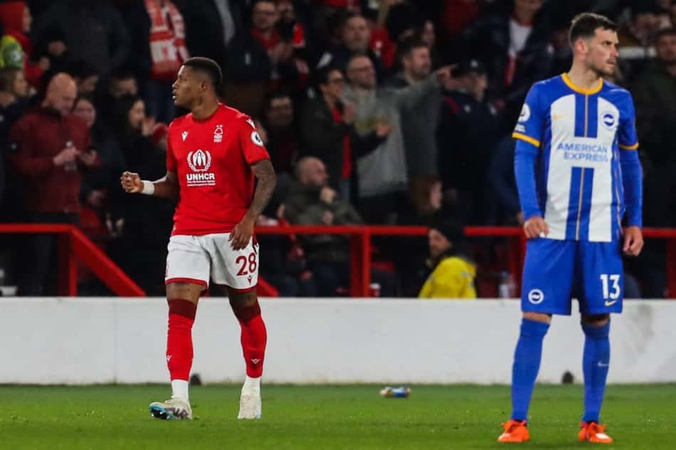 Ex-Palmeiras, Danilo marca primeiro gol pelo Nottingham Forest