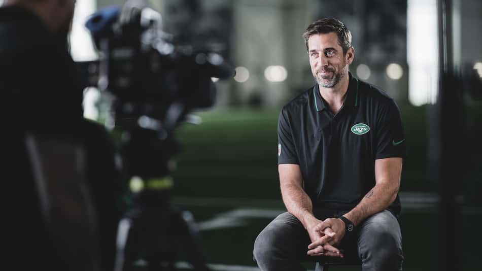 Aaron Rodgers mostra animação com o New York Jets: 'Podemos vencer imediatamente'