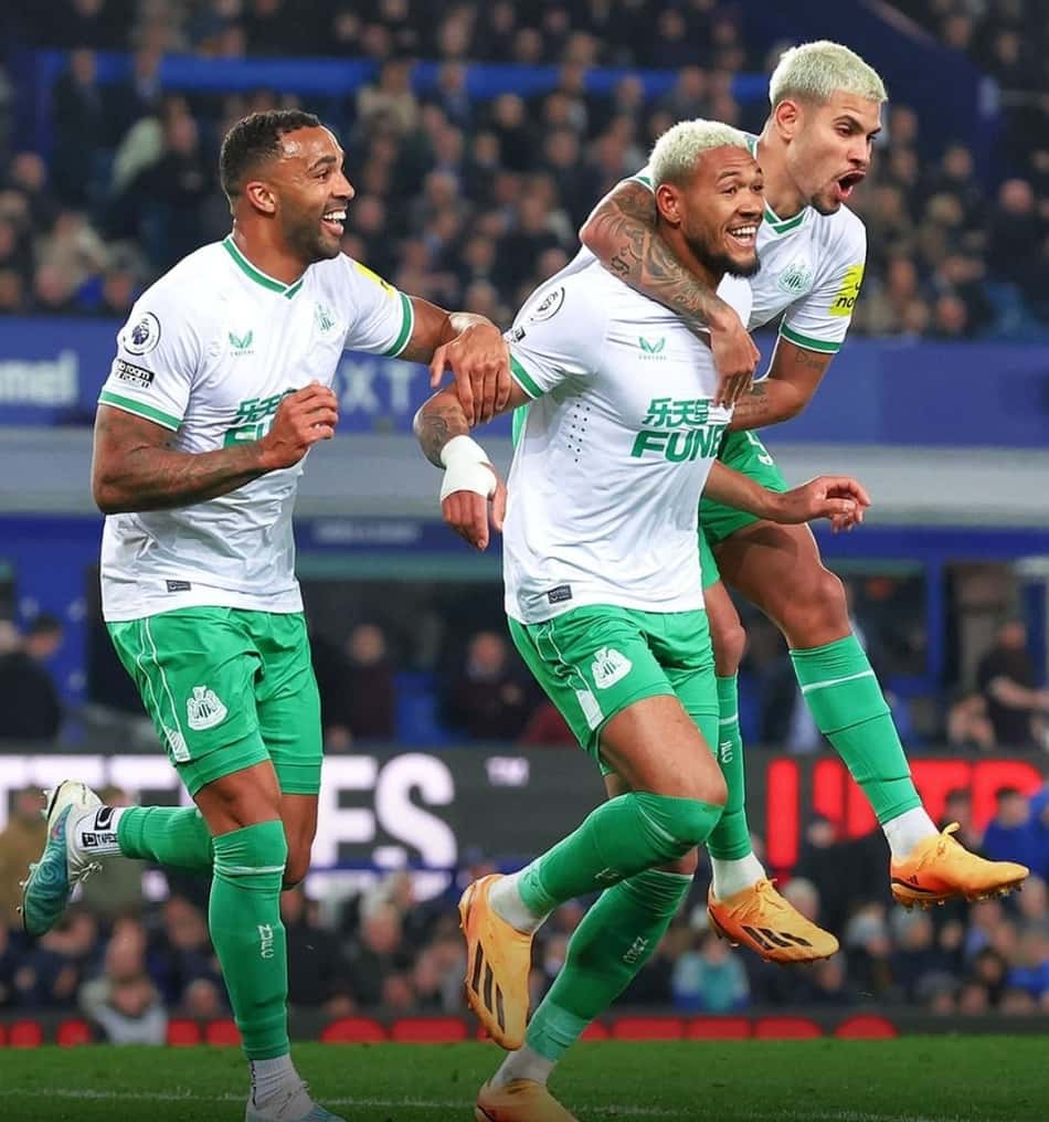 Joelinton marca pelo segundo jogo seguido, e Newcastle vence mais uma por goleada na Premier League