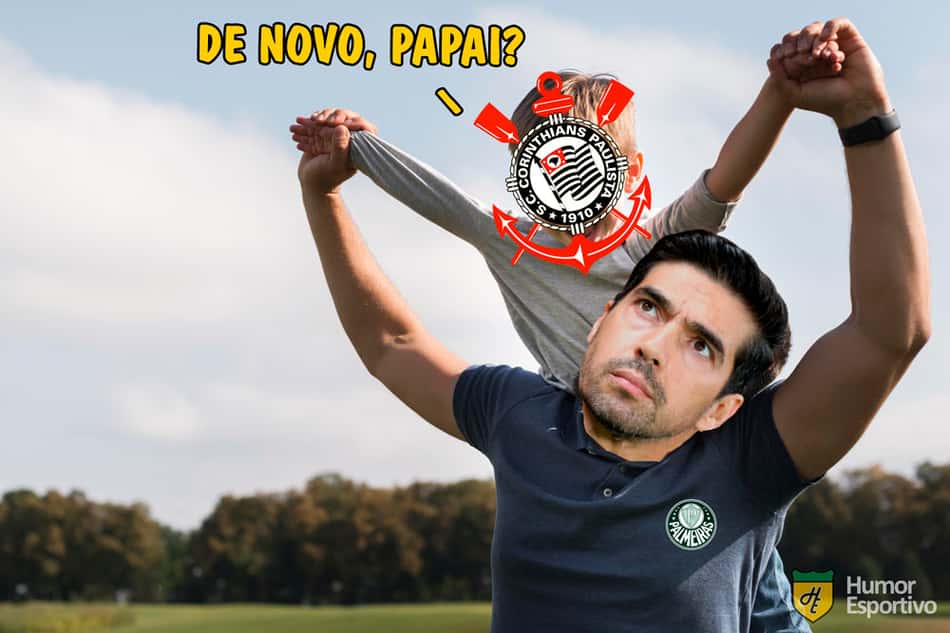 Paternidade? Torcedores do Palmeiras fazem memes com provocações ao Corinthians