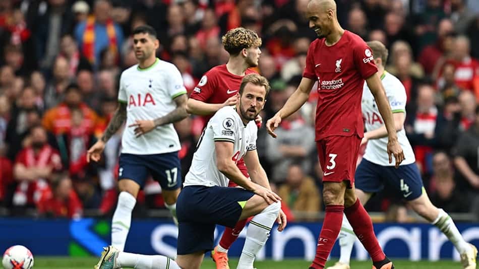 Em jogo de sete gols e emoção nos acréscimos, Liverpool vence Tottenham pela Premier League