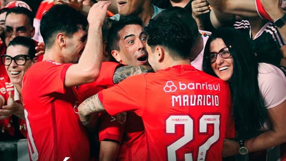 Com golaço de De Pena, Internacional vence o Goiás pelo Brasileirão