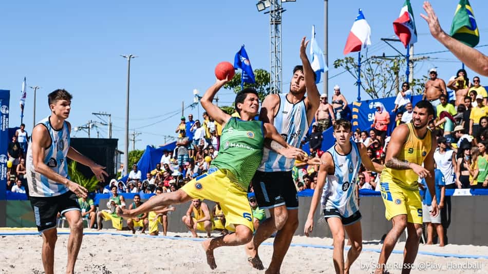 Freguês! Seleção Brasileira vence a Argentina e conquista o título do Global Tour Beach Handball