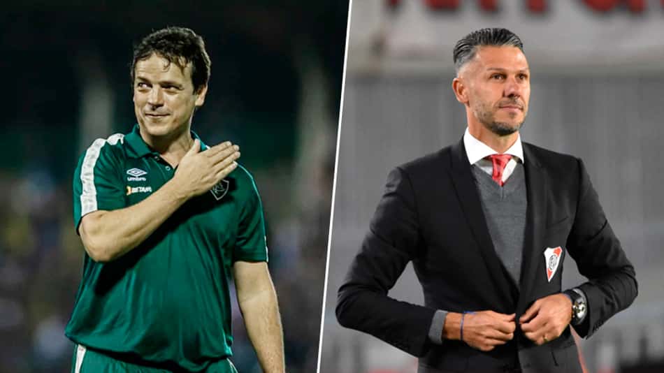 Diniz x Demichelis: treinadores em ascensão traçam caminhos para Fluminense e River na Libertadores