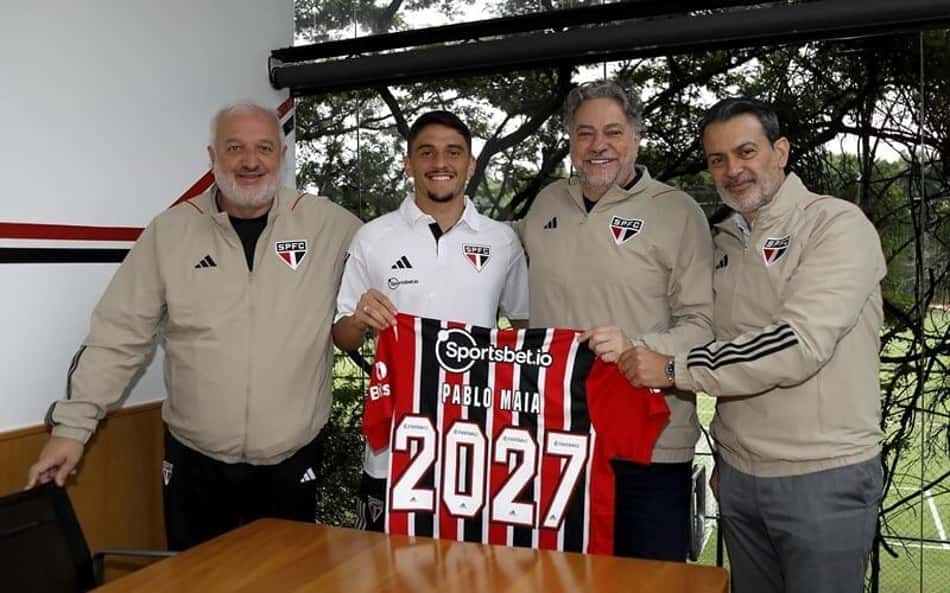 De malas prontas? Estafe de Pablo Maia já prevê saída para futebol inglês; saiba valor esperado pelo São Paulo