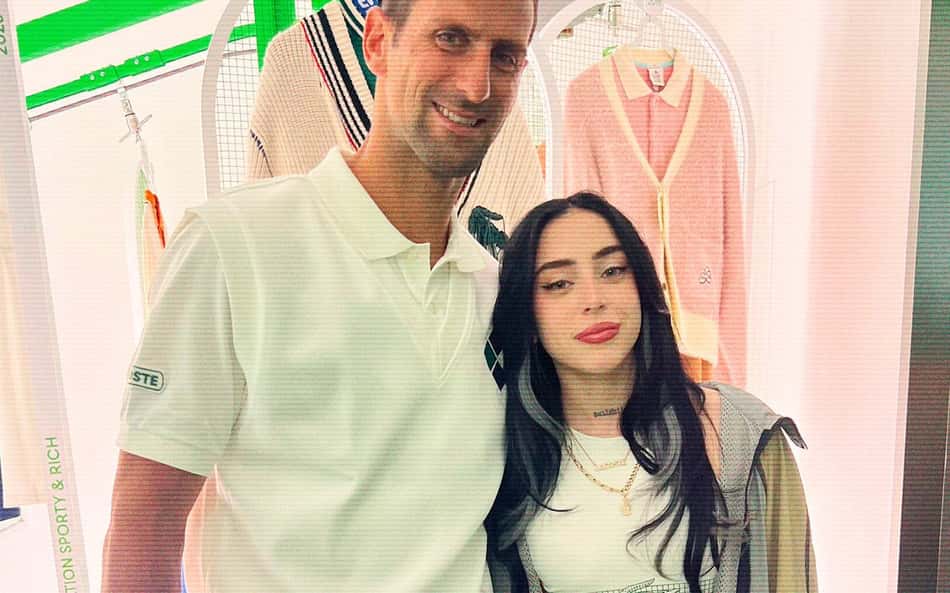 Djokovic é tietado por rapper argentina e imagem ganha a web