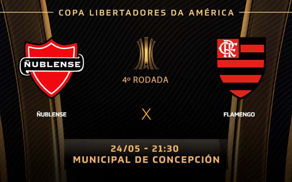Ñublense x Flamengo: onde assistir, prováveis escalações e desfalques do jogo pela Libertadores