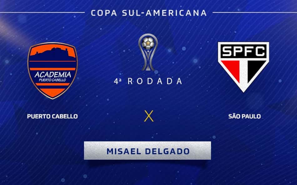 Puerto Cabello x São Paulo: onde assistir, prováveis escalações e desfalques do jogo pela Copa Sul-Americana