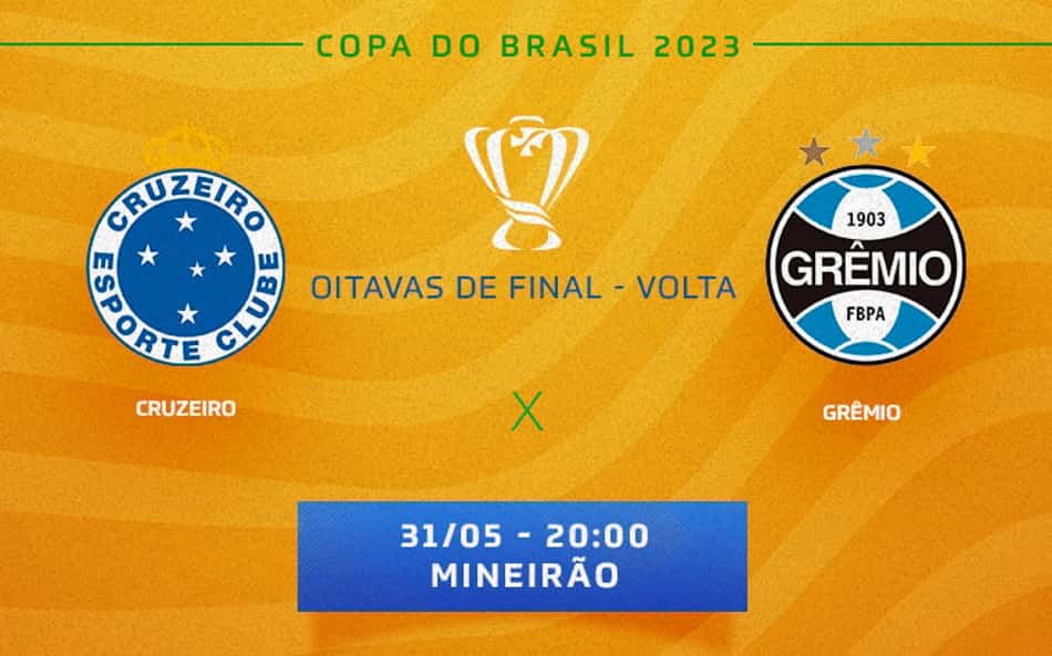 Cruzeiro x Grêmio: onde assistir ao vivo, escalações e desfalques do jogo das oitavas de final da Copa do Brasil