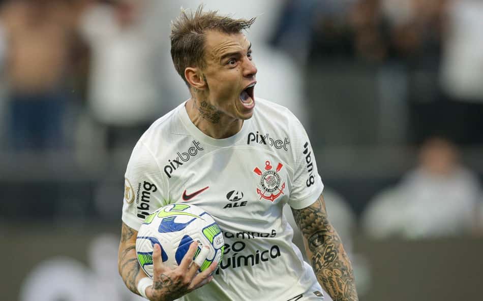 Róger Guedes enlouquece a web após encerrar seca do Corinthians: 'Maior que existe'