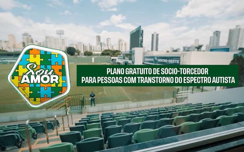 Goiás lança plano gratuito de sócio para torcedores com o Transtorno do Espectro Autista