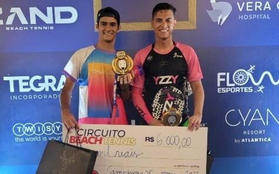 Gustavo Russo e Camila Gouvea são campeões da etapa de Campinas do Circuito Beach Tennis