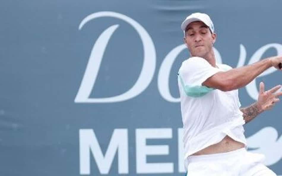 Felipe Meligeni cai na final do quali em Roma