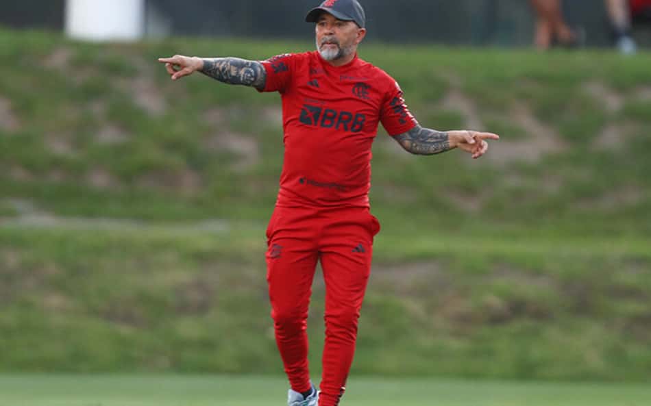 Sampaoli pede consciência com momento do Flamengo e afirma: 'Temos que sacrificar muito mais'