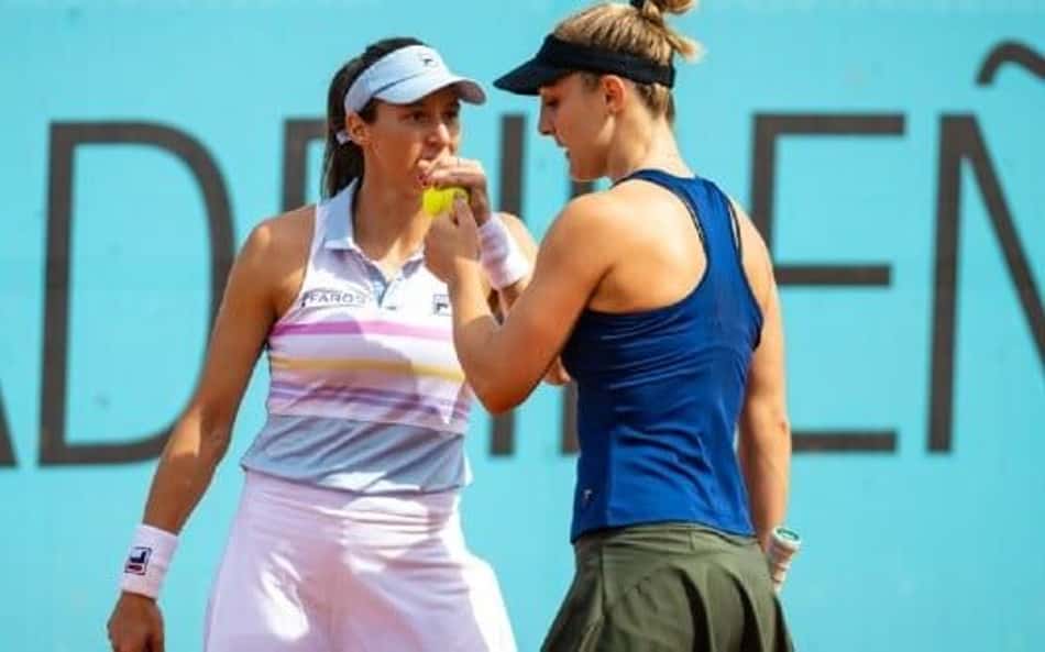 Luisa Stefani e Bia Maia conhecem rivais nas duplas em Roland Garros