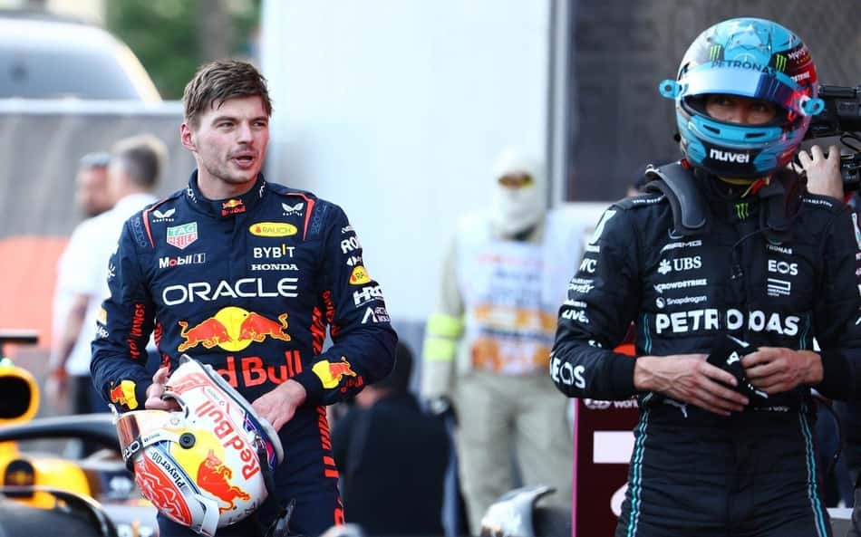 F1: Russell não faz questão de pedido de desculpas de Verstappen após ser chamado de 'otário'