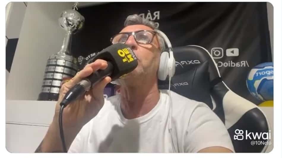 Neto projeta futuro de Palmeiras e Flamengo na Libertadores (Foto: Reprodução/Youtube)