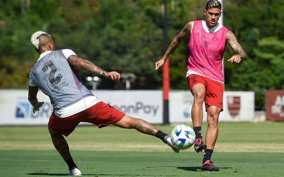 Flamengo: Santos não tem fratura detectada, mas é dúvida contra o Goiás; Pedro está de volta