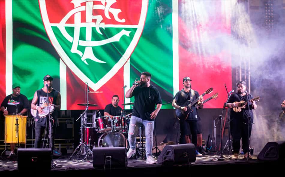 Fluminense promove show em Laranjeiras antes da partida da equipe pela Libertadores