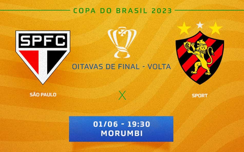 São Paulo x Sport: onde assistir, prováveis escalações e desfalques do jogo pela Copa do Brasil