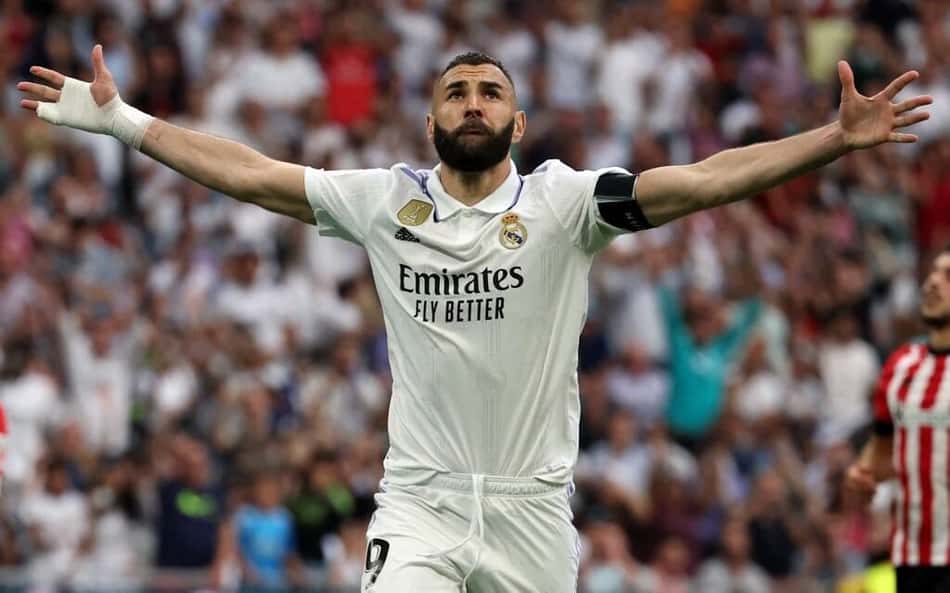 No jogo da despedida, Benzema marca e Real Madrid empata com Athletic Bilbao pela La Liga