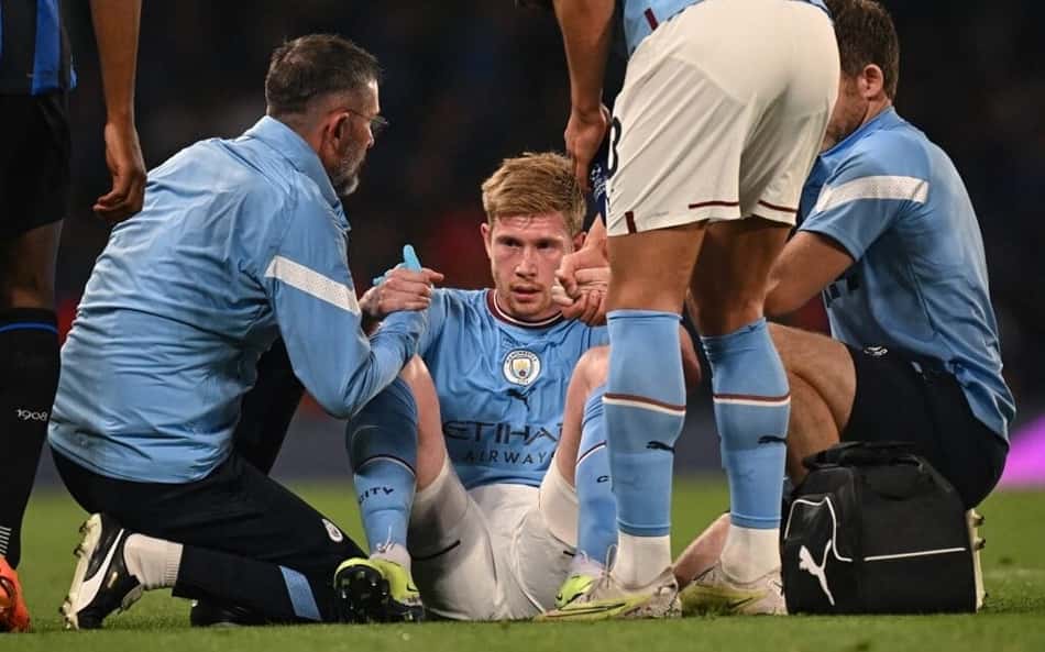 Astro do Manchester City, De Bruyne lamenta lesão em final da Champions League: 'Meses duros para mim'