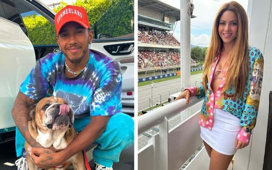 Lewis Hamilton e Shakira vivem 'estágio inicial de namoro', segundo revista americana