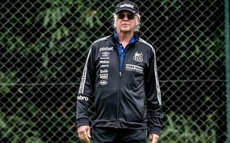 Falcão assume o Santos interinamente e deve comandar o time contra o Flamengo