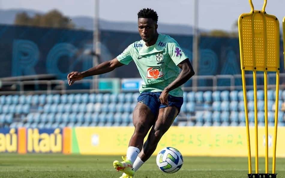 Com Vini Jr. vestindo a 1O, Seleção Brasileira define numeração para enfrentar Guiné e Senegal