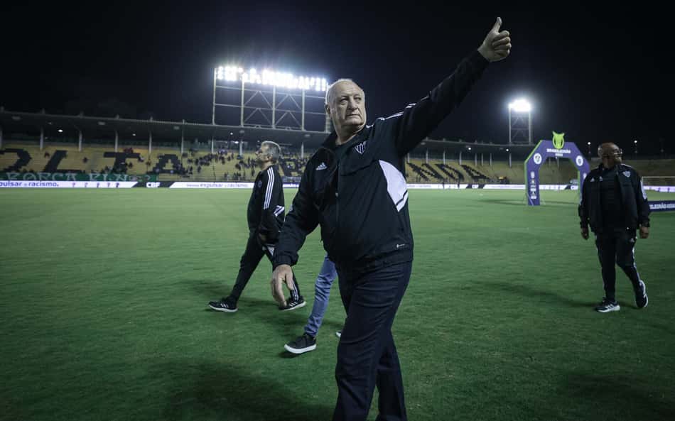 Felipão se diz satisfeito com o elenco do Atlético-MG e dispara sobre reforços: 'Não preciso de ninguém'
