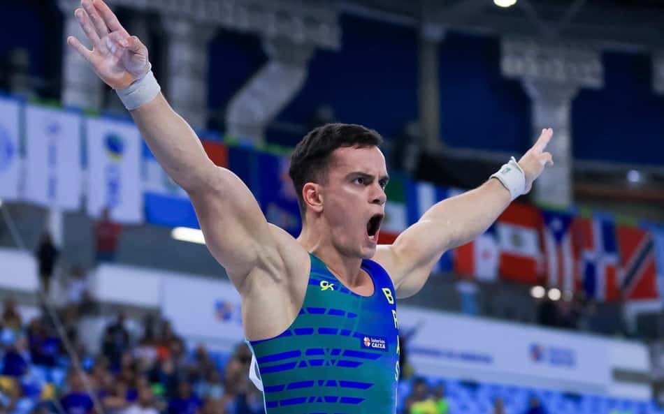 Quatro medalhas para Caio Souza e seis no total: o Brasil na Copa do Mundo de ginástica artística