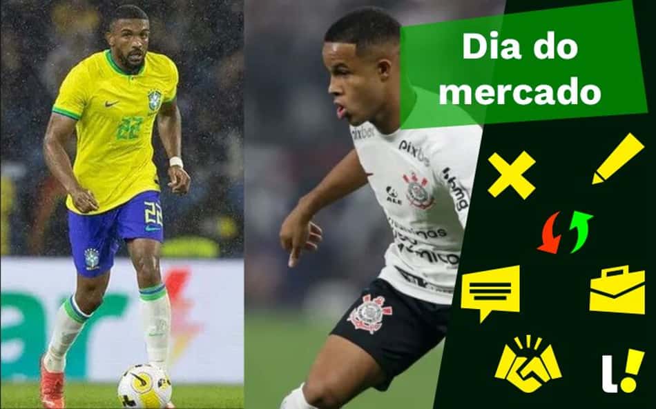 Tottenham interessado em zagueiro da Seleção Brasileira, clube russo quer joia do Corinthians… o Dia do Mercado!