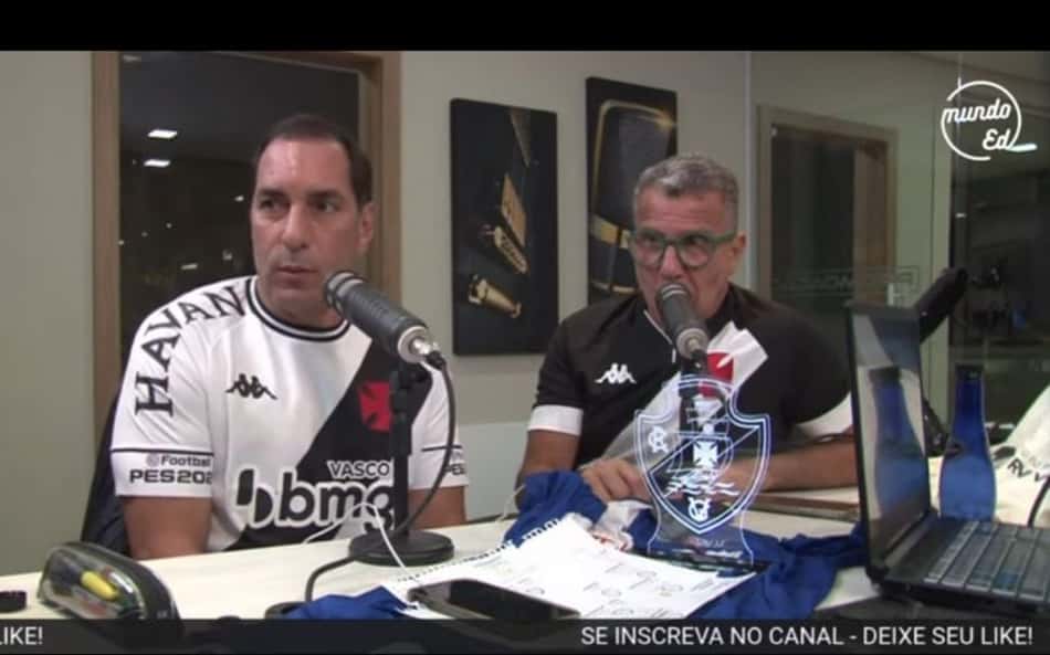 Indignado com derrota, Edmundo detona SAF e diretoria: 'essas pessoas estão fazendo muito mal ao Vasco'
