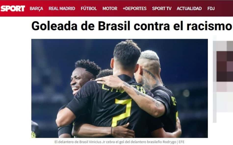 Veja a repercussão internacional da vitória da Seleção Brasileira e sua 'goleada contra o racismo'