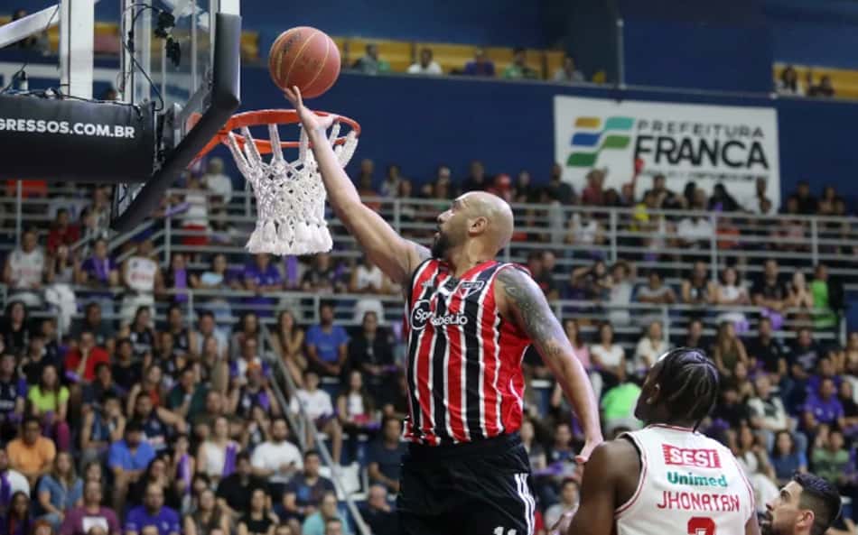 Vai ter jogo cinco! São Paulo vence Franca fora de casa e força partida decisiva na final do NBB