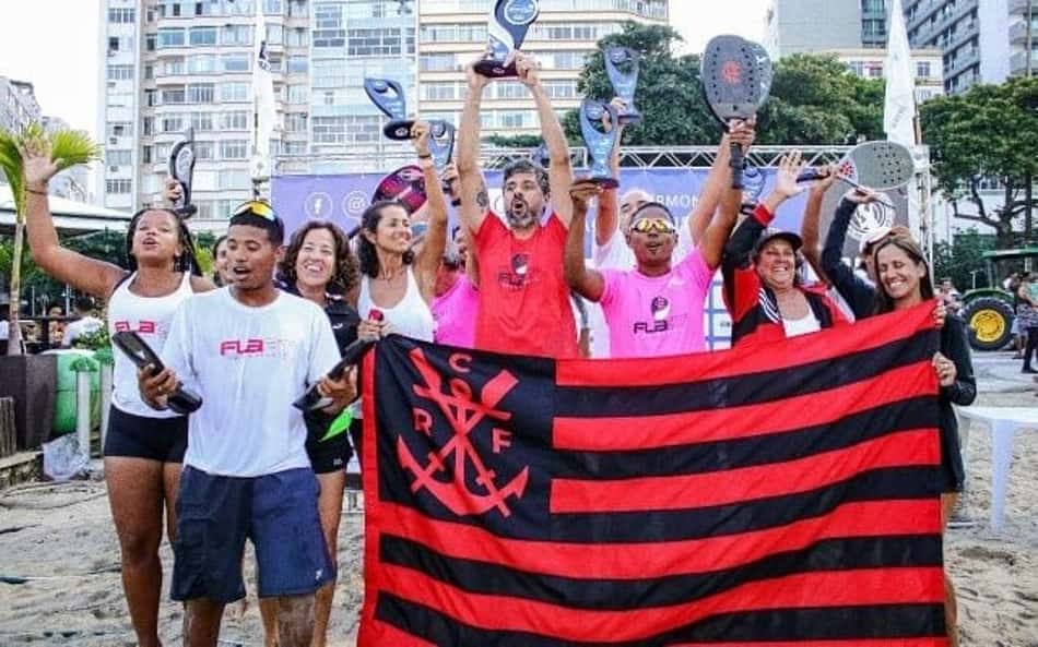 Equipe do Flamengo é campeã da Team Cup na VII Maratona de Beach Tennis no RJ